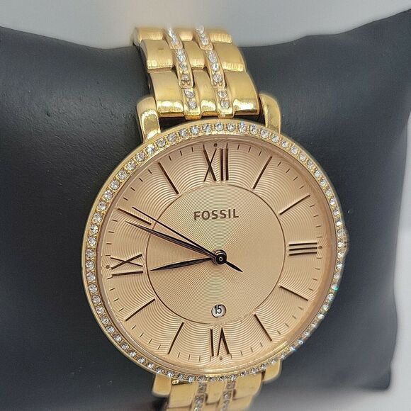 Fossil Jacqueline ES3546 Women's Stainless Steel Analog Dial Quartz Watch DE103 - Picture 3 of 10